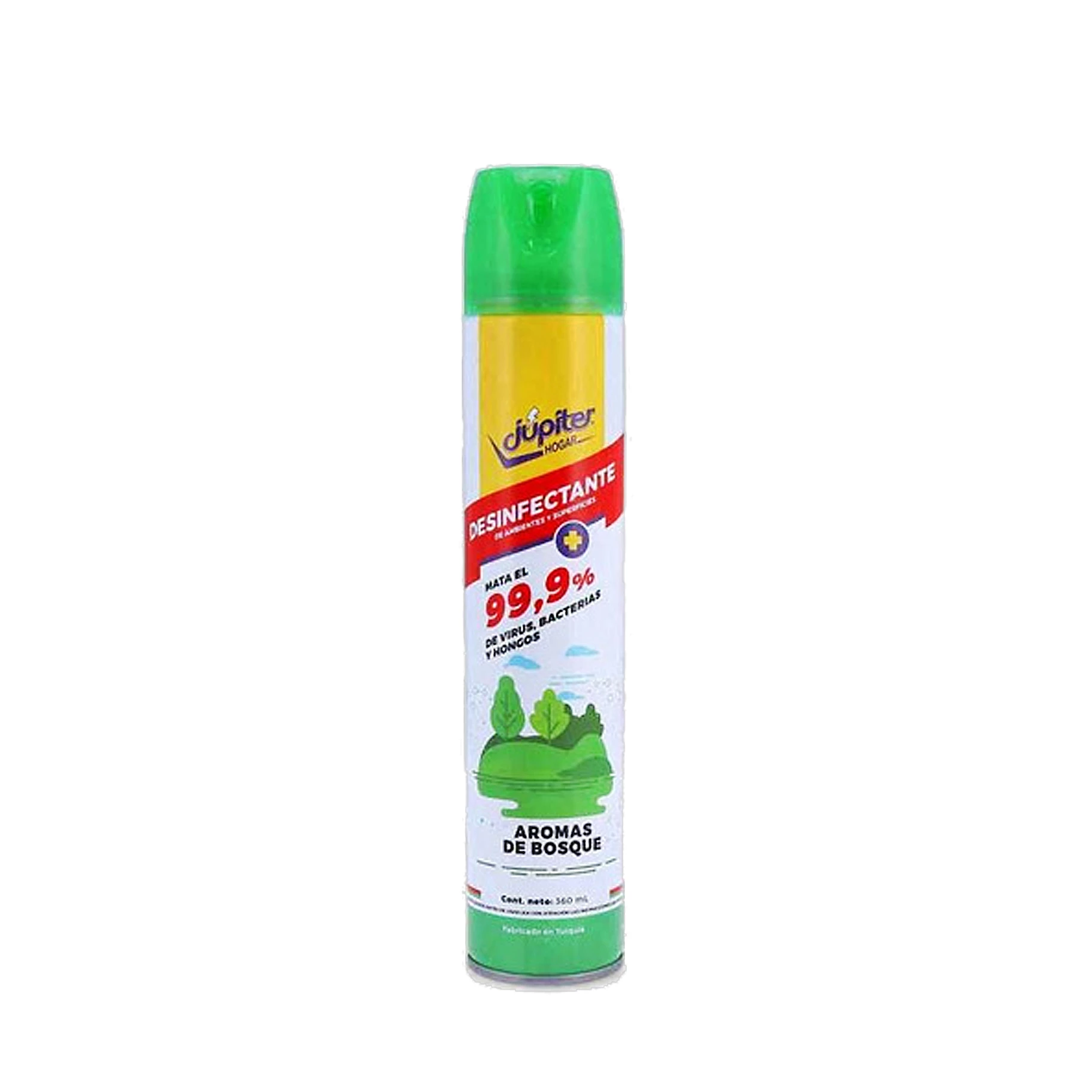Desinfectante de ambientes JUPITER BOSQUE 360ML
