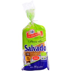 Pan salvado rebanada fina LA SIN RIVAL 390 g