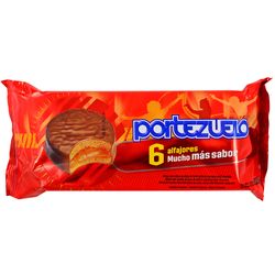 Alfajor PORTEZUELO chocolate 6 un.