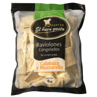Raviolones CALABAZA Y MUZ 1KG