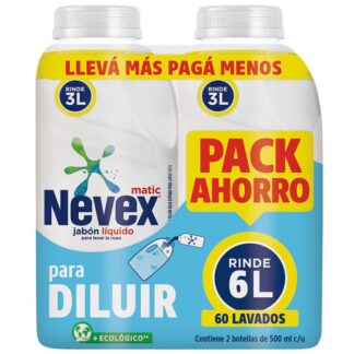 Jabón NEVEX LIQ.P/DIL.PACK AHO