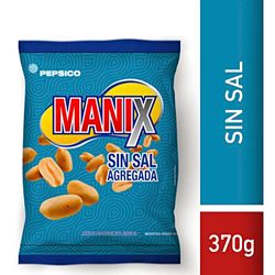 Maní sin sal MANIX 370 g