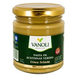 Pasta de aceitunas VANOLI verdes 170 g