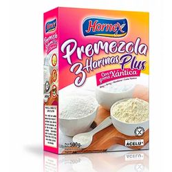 Premezcla 3 harinas plus HORNEX 500 g