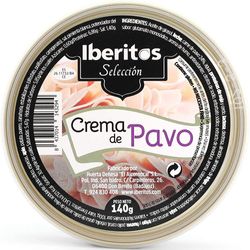 Crema de pavo IBERITOS sin gluten 140 g