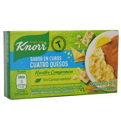 Sabor en cubos x 6 KNORR cuatro quesos