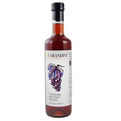 Vinagre de vino CARANDINI tinto 500 cc