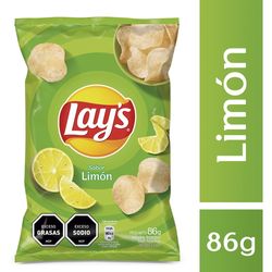 Papas fritas LAYS limón 86 g