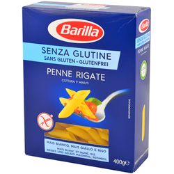 Fideos BARILLA penne rigate sin gluten 400 g