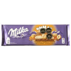 Chocolate Milka Caramelo y Avellanas 300 g