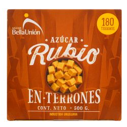 Azúcar rubia BELLA UNIÓN 180 terrones sin envoltorio