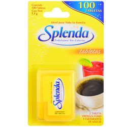 Edulcorante SPLENDA tabletas 100 un.