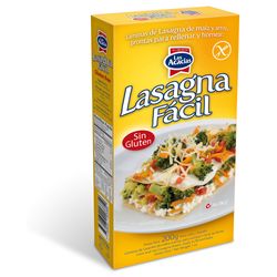 Lasagna LAS ACACIAS sin gluten 200 g