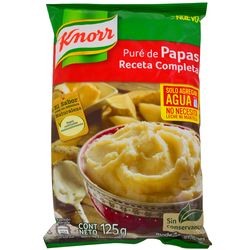 Puré de papas KNORR receta completa 125 g