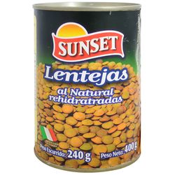 Lentejas SUNSET 400 g