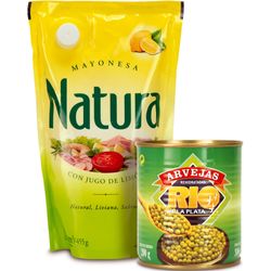 Mayonesa NATURA 500 cc + arveja 300 g
