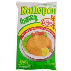 Pan rallado rebozador RALLOPAN sin sal 450 g