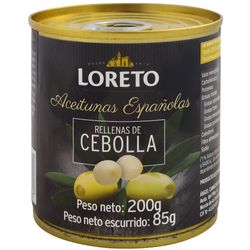 Aceitunas LORETO rellenas de cebolla 85 g