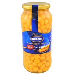 Garbanzos CIDACOS extra sin sal 535 g