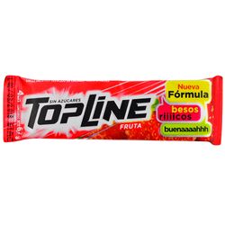 Chicle sin azúcar TOPLINE Fruta 6.7 g