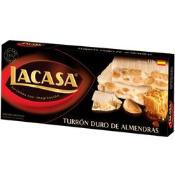 Turrón almendras duro DE LA CASA 150 g