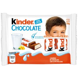 Chocolate Relleno KINDER x 4 50 g