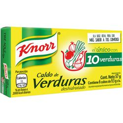 Caldo verduras KNORR triple 6 un.