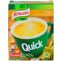 Sopa pollo KNORR Quick 5 un.