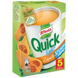 Sopa zapallo KNORR Quick light 5 un.