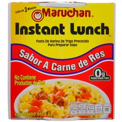 Sopa MARUCHAN sabor carne 64 g