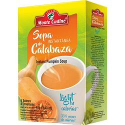 Sopa instantánea calabaza MONTE CUDINE light 4 un.