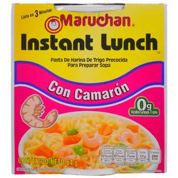Sopa MARUCHAN sabor camarón 64 g