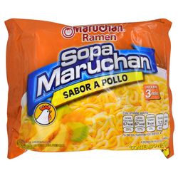 Fideos pasta tipo ramen MARUCHAN sabor pollo 85 g