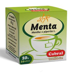 Té CABRAL Menta 10 un.