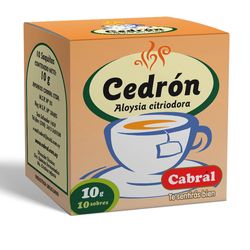 Té CABRAL cedrón 10 un.