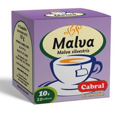 Té CABRAL malva 10 un.