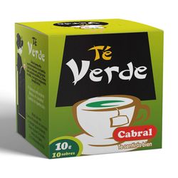 Té verde CABRAL 10 un.