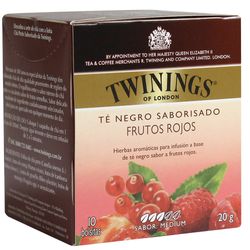 Té TWININGS 4 red fruits 10 un.