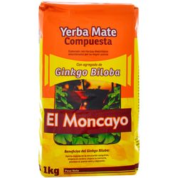 Yerba EL MONCAYO compuesta con gingko biloba 1 kg