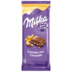 Chocolate MILKA Castañas con Caramelo 155 g