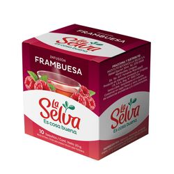 Té LA SELVA frambuesa x 10 un.