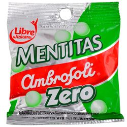 Mentitas AMBROSOLI Zero Azúcar 21 g