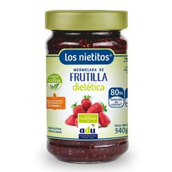 Mermelada frutilla LOS NIETITOS 0% azúcar 340 g