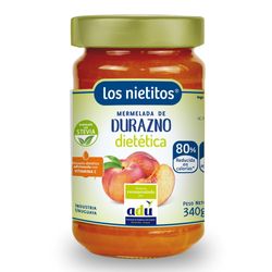 Mermelada durazno LOS NIETITOS 0% azúcar 340 g