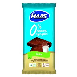 Chocolate HAAS 0% azúcar Leche 150 g