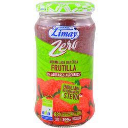 Mermelada LIMAY frutilla zero azúcar 360 g