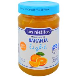 Mermelada light LOS NIETITOS naranja 350 g