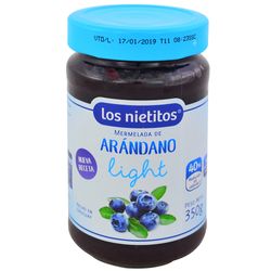 Mermelada light LOS NIETITOS arándanos 350 g