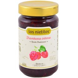 Mermelada LOS NIETITOS frambuesa intensa 390 g