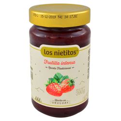 Mermelada LOS NIETITOS frutilla intensa 390 g